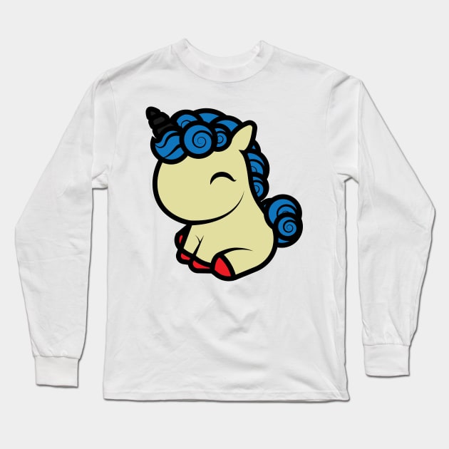 LOL, The Tooniefied Unicorn Long Sleeve T-Shirt by Tooniefied